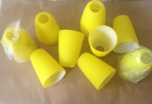 Pezzi vetro giallo - pezzi,