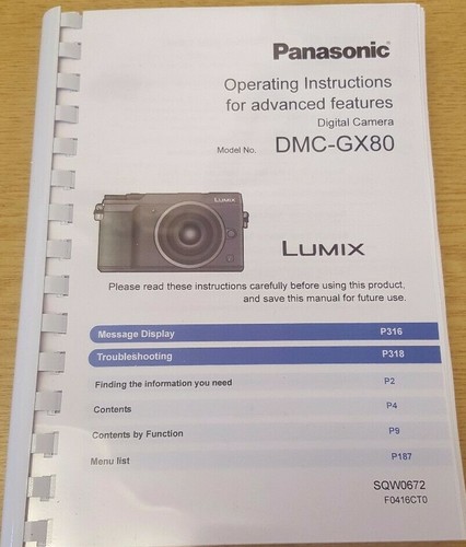 Panasonic lumix dmc gx80 - panasonic,