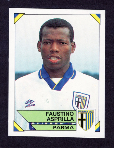 Faustino asprilla panini - asprilla,