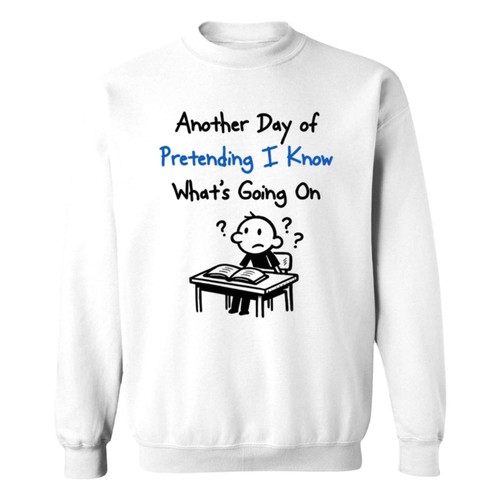 Maglione divertente fingendo
