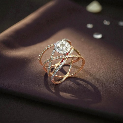 Anello fidanzamento pave - di,