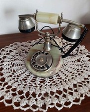Telefono Vintage da tavolo anni 60/70 in onice 