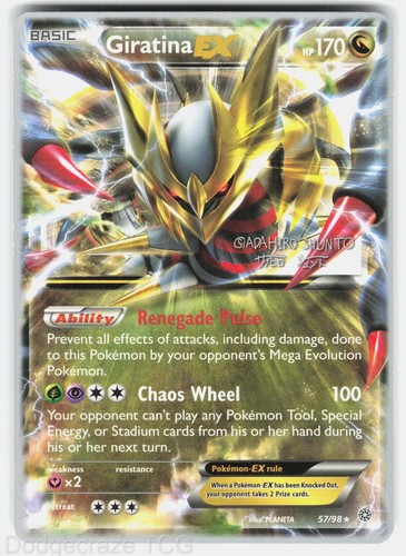 Giratina ultra rare - ex, 57/98