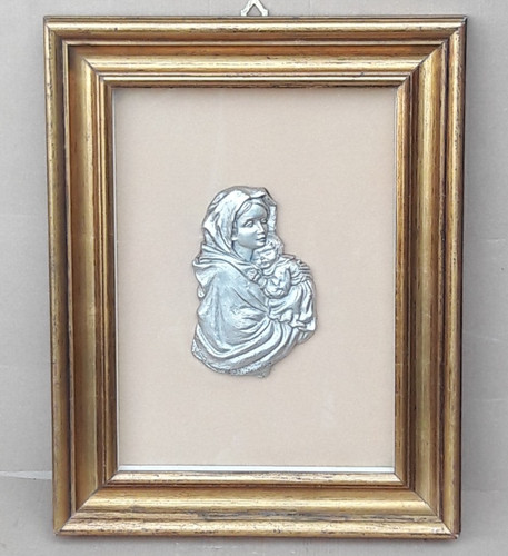 Antico quadro madonna con - madonna,
