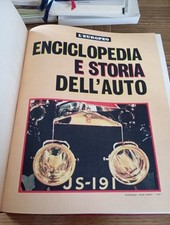 ENCICLOPEDIA E STORIA DELL'AUTO Anni 60 L'Europeo Libro