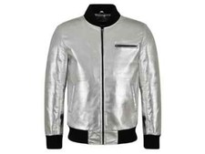 Giacca Bomber Biker Uomo Vera