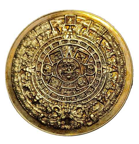 Mexico medalla calendario maya - mexico,