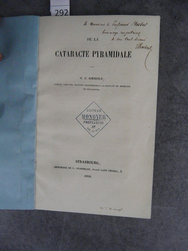 Koeberlé cataracte - de,