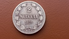 FINLAND 2 MARKKAA 1874 NICOLA