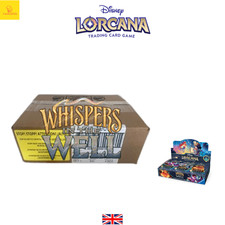Disney Lorcana Whispers in the Well Sealed Case (4x Booster Box) English OVP