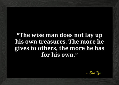Lao tzu citazioni con cornice - citazioni,