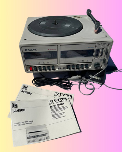 Giradischi vintage con - , doppia