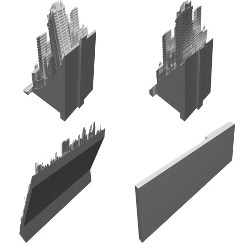 Shadow box cornice display per - shadow,