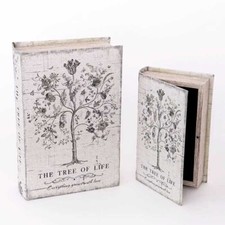 Scatola libro Albero della Vita portagioie contenitore svuota tasche idea regalo