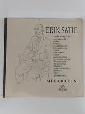 SATIE - CICCOLINI / Piano music LP 1957 ANGEL RECORDS MONO NM 33 giri