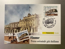 2007 Cartolina Filatelica Fiume Terra Orientale già Italiana Annullo Trieste