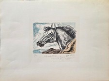 DE CHIRICO GIORGIO (Volo, 1888 - Roma, 1978) IL CAVALLO LAMPO litografia a 5 col