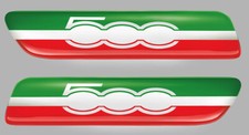 2 LOGO POUR POUR FIAT 500
