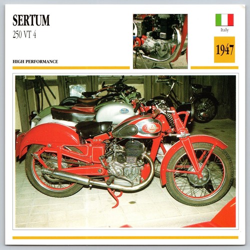 Scheda moto sertum - moto, vt