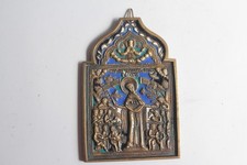 Icona bronzo smaltato