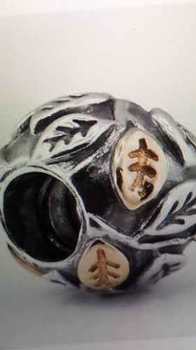 Autentico pandora argento oro - argento,