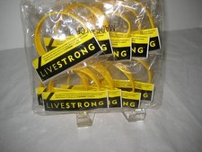 10 NUOVI braccialetti Nike Livestrong Lance Armstrong Foundation - TAGLIA GIOVANE, NOS