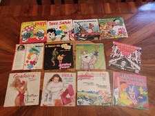 lotto di 12 dischi  45 GIRI    SIGLA TV cartoni animati e non VINTAGE LEGGI BENE