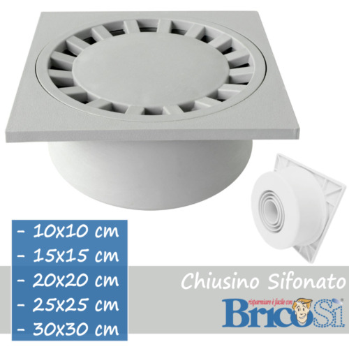 Chiusino sifonato pozzetto - chiusino,