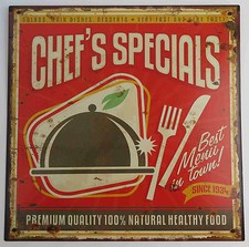 Targa di Latta da Chef