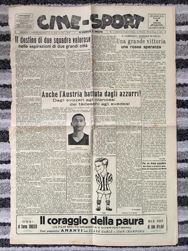1934 anteprima finale coppa - 1934,