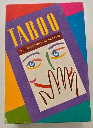 Taboo vintage 1993 game - taboo,