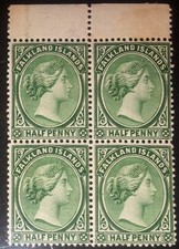 QV Isole Falkland SG15-17 1/2d