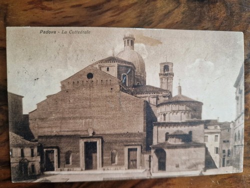 Cartolina padova cattedrale - padova, la