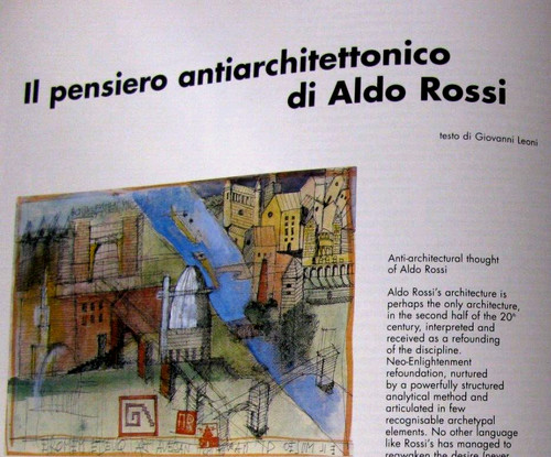 Area aldo rossi il - area, n°