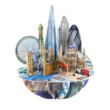 SANTORO Pirouette Biglietto D'Auguri Pop-Up 3D - Città Di Londra - Regalo Pe