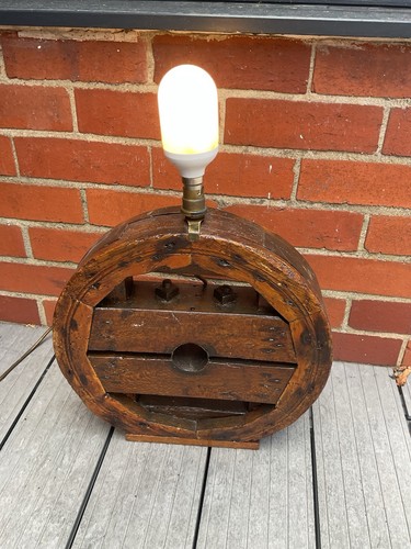 Lampada tavolo legno - lampada, in