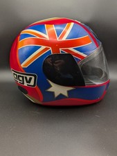 Casco Replica Rosso Agv Troy Corser Ducati Wsbk Superbikes Power Horse anni 90 