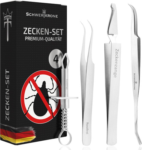 Set pinze per zecche - set,