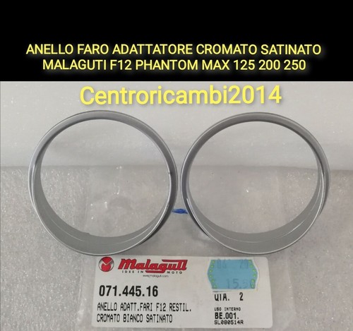 Anello faro adattatore cromato - anello,