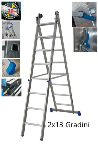 Scala alluminio x13 gr - scala,
