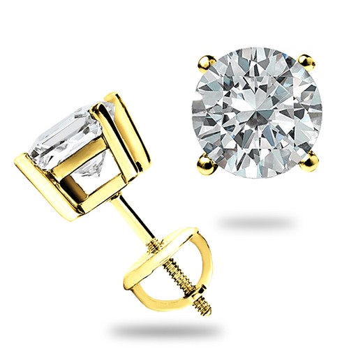 Borchie moissanite carati - moissanite,