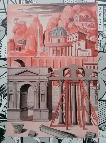 Poster stampa epoca - d'epoca, achille