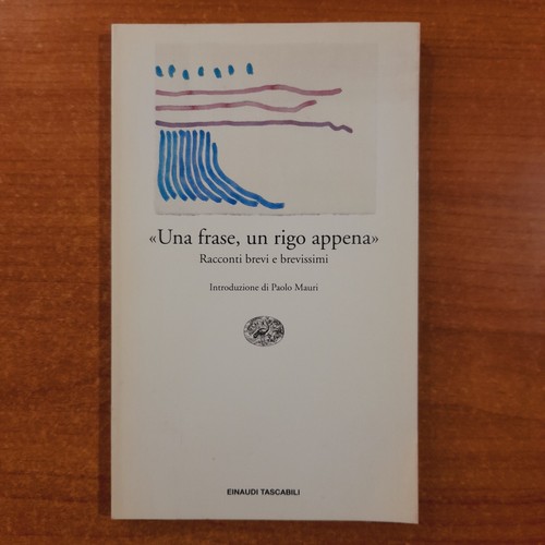 Una frase rigo appena - una,
