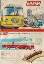 EHEIM CATALOGO MODELLISMNO H0 FILOBUS AUTOBUS SEGGIOVIA FUNIVIA FILOVIA 1960