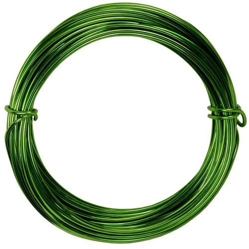Filo alluminio tondo verde