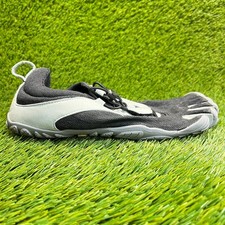 Vibram FiveFingers V-Run Retro Mens Size 9 Black Gray Running Barefoot Shoes