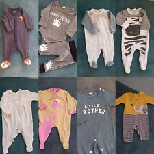 8 vestiti Tuta 3-6 Mesi, Vestiti Neonato, Bellissimi Vari Designi 4 Mezzo Stagio