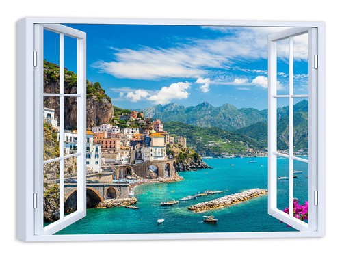 Quadro stampa tela - su, con