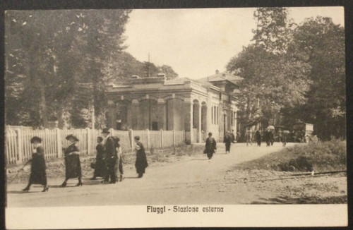 Fiuggi antica cartolina - antica,