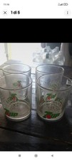 4 Bicchieri Seven Up Vintage Anni 80-90